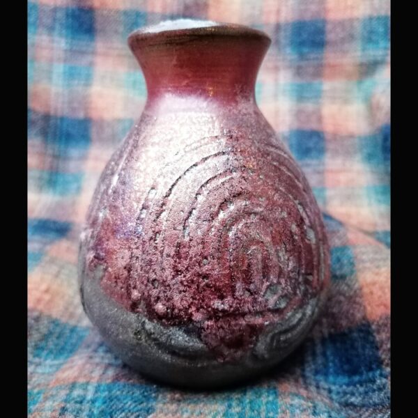 Raku Vase