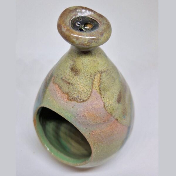 Earthy Tones Stoneware Salt Pig