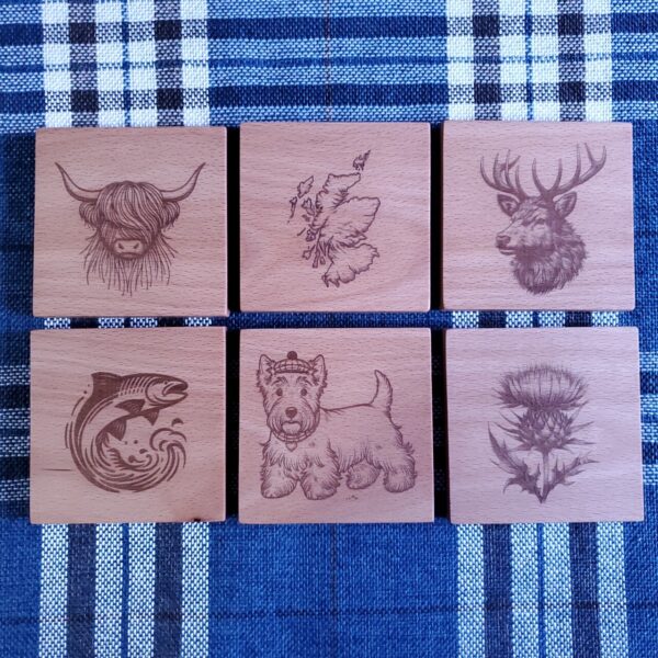Scottish Coaster Set - 4