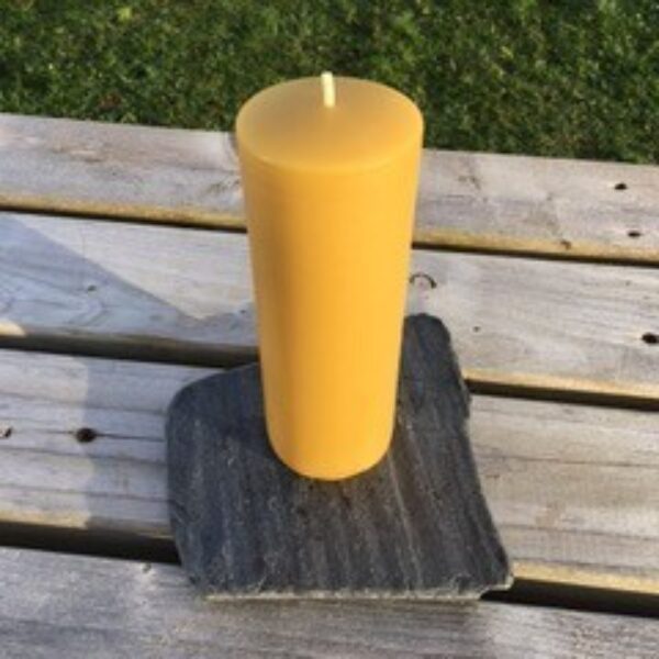 Smooth Classic Beeswax Pillar Candle