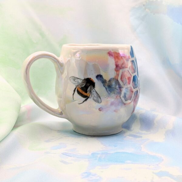 Porcelain Bee Mug Light