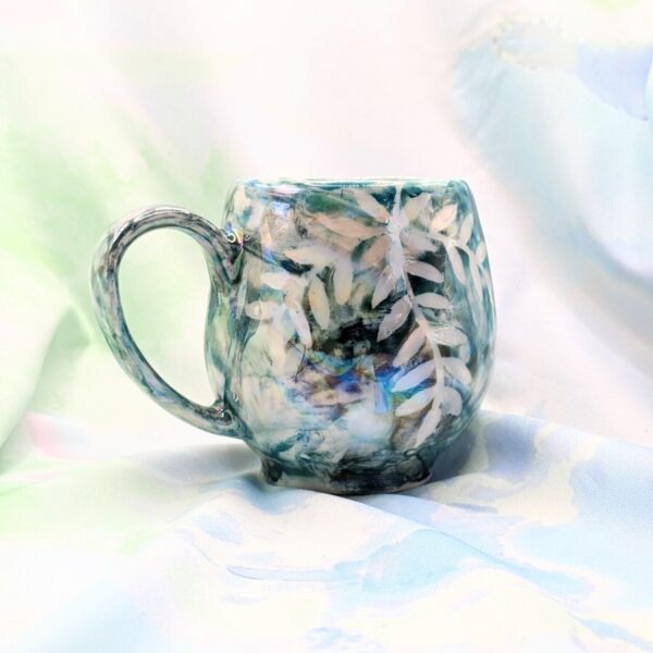 Porcelain Leaf Mug