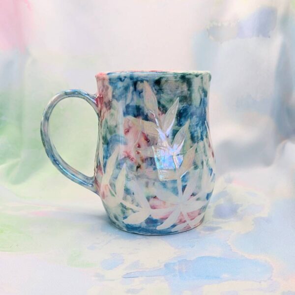 Porcelain Tall Vine Mug