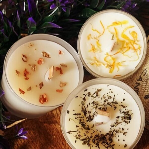 20cl Glass Candle - Scottish Heather