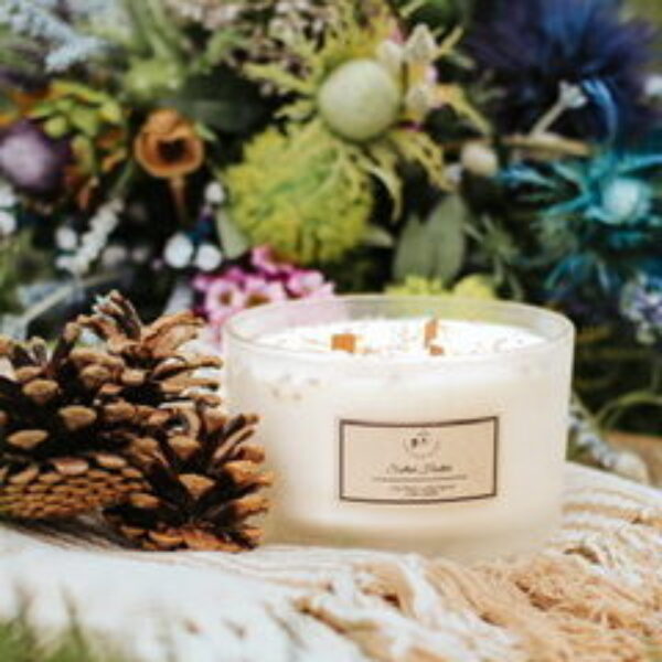 50cl Glass Candle - Scottish Heather