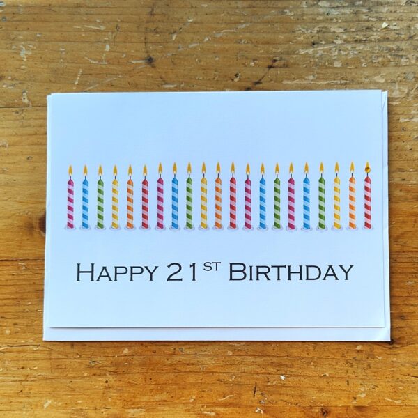 21st Birthday Card