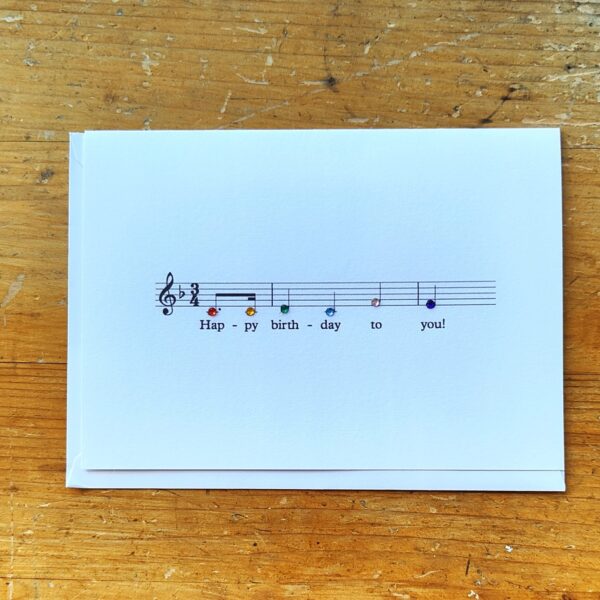 Happy Birthday Music Card