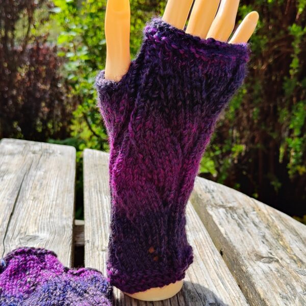 Heather Fingerless Gloves