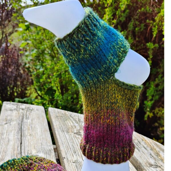 Heather and Moss Ankle Warmers