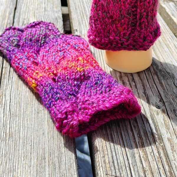 Highland Sunset Fingerless Gloves