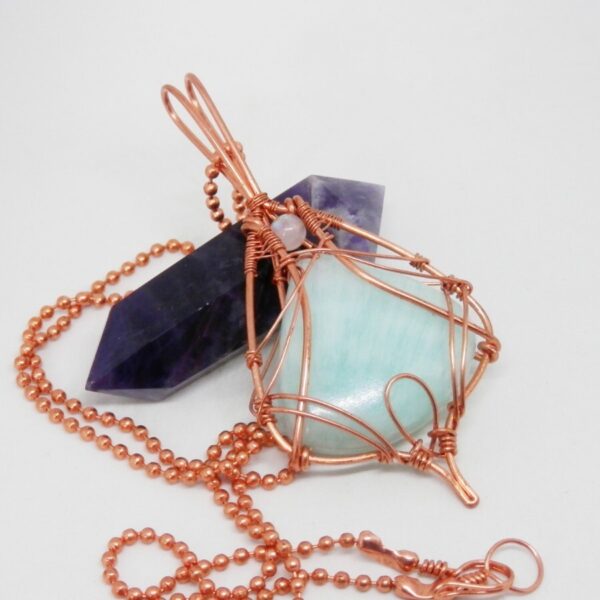 Caribbean Calcite Copper Necklace