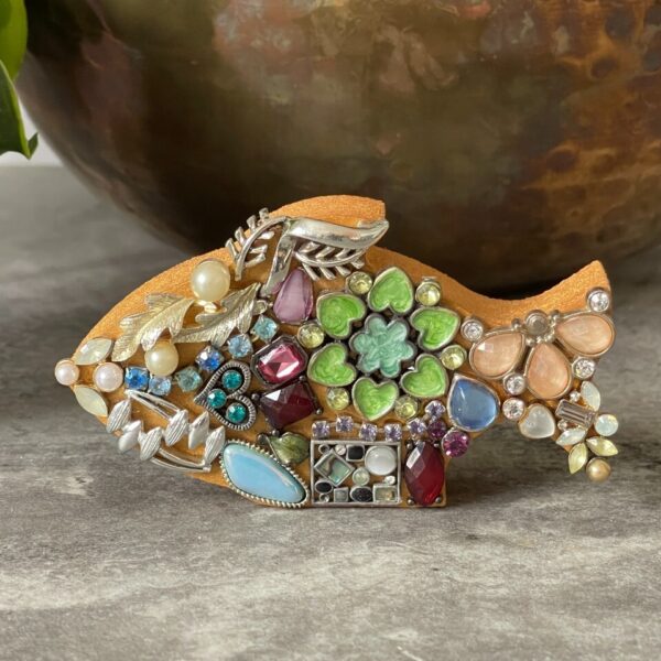 Fish Jewelled Ornament