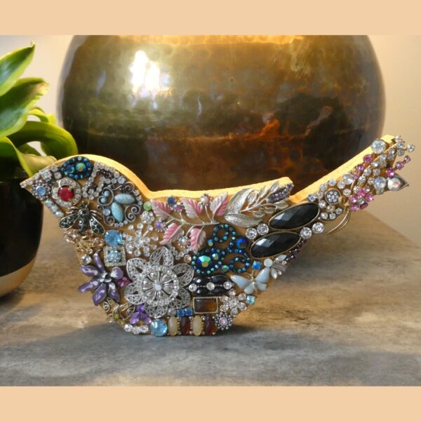 Large Bird Jewelled Ornament