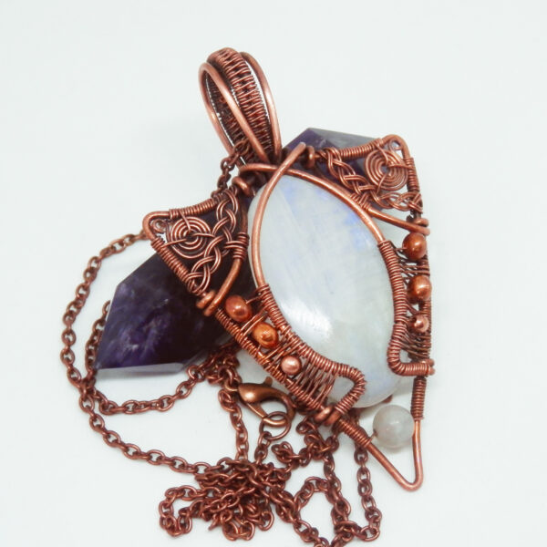 Rainbow Moonstone Necklace