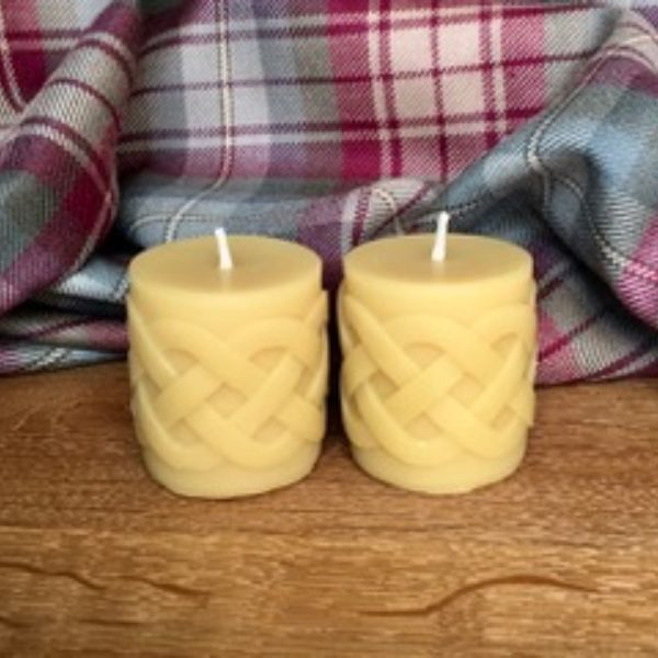 Celtic Beeswax Candles Highland Hiddle