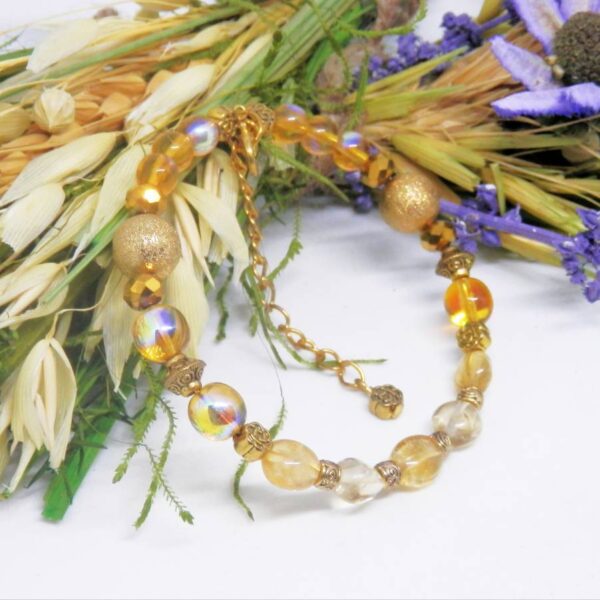 Citrine Memory Wire Bracelet