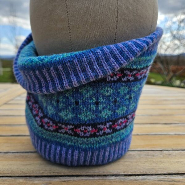 Blue Toon Marble Gem Coull Neckwarmer