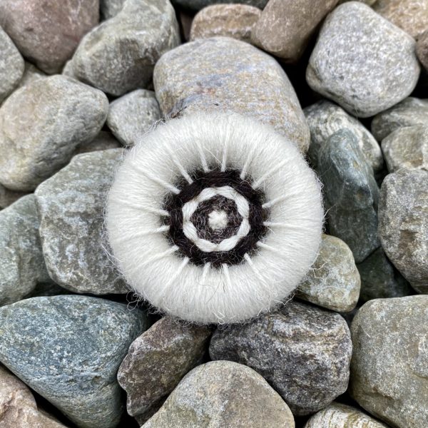 Dorset Button Brooch Natural