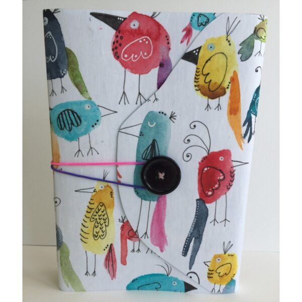 Doodle Birds Journal with Elastic Button Closure