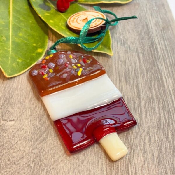Fused Glass Fab Ice Lolly Decoration