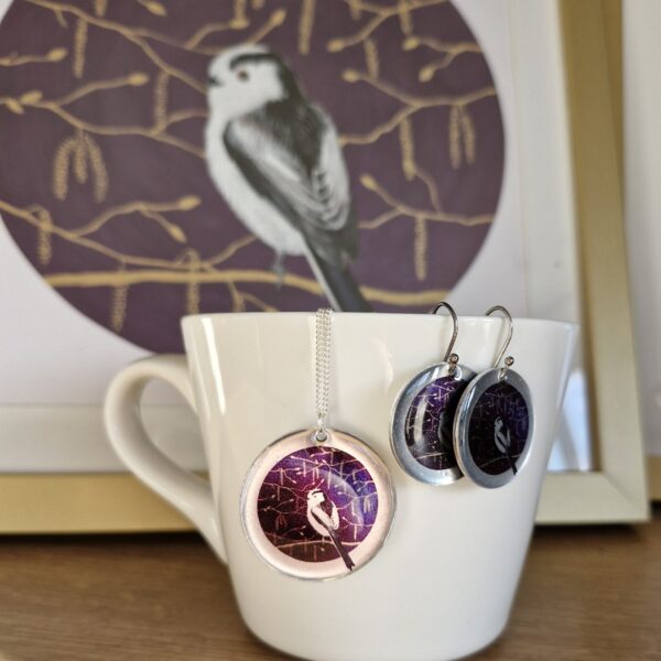 Fuffit in Hazel Catkins Disc Pendant