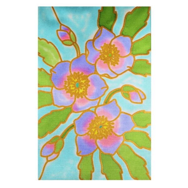 Cistus Hand Painted Silk Card