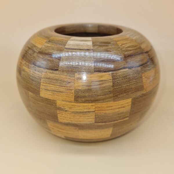 Iroko Segmented Vase