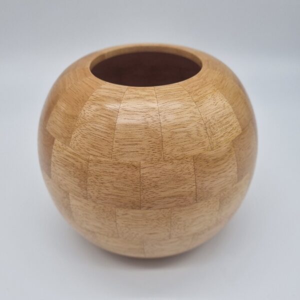 Ash Segmented Vase