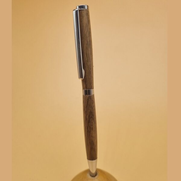 Slimline Black Walnut and Chrome Pen II