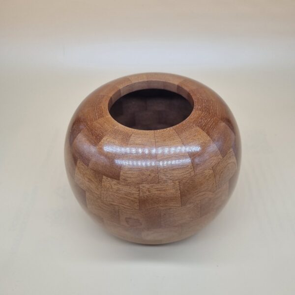 Mahogany Segmented Vase