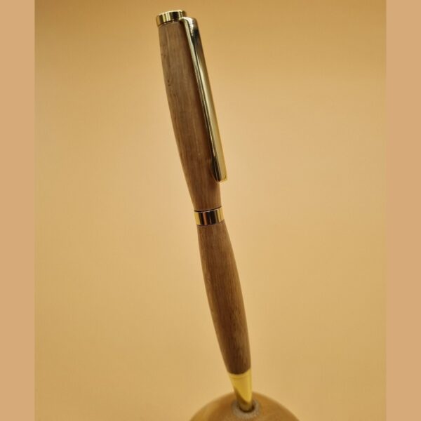 Slimline Oak and Gold Pen