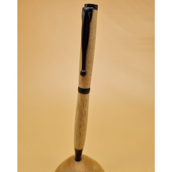 Slimline Oak and Black Pen