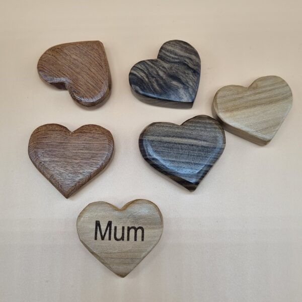 Mahogany Wooden Heart