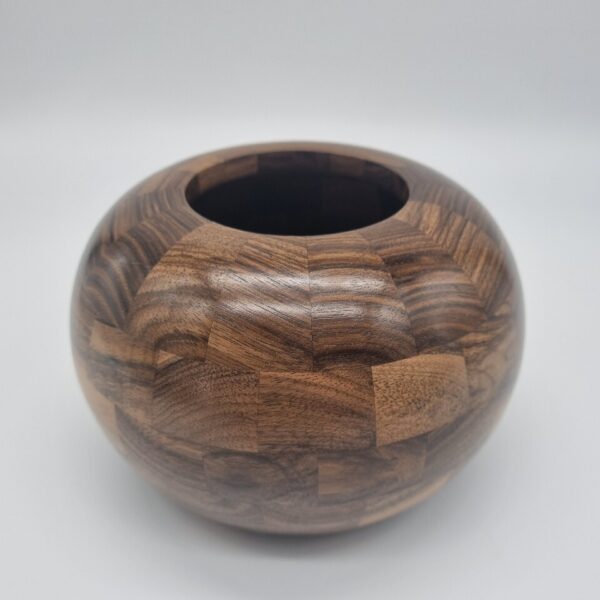 Black Walnut Segmented Vase