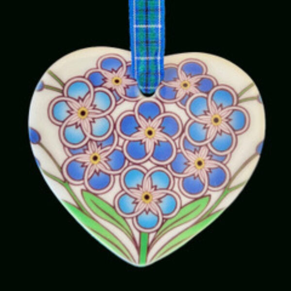 Forget Me Not Heart Hanger