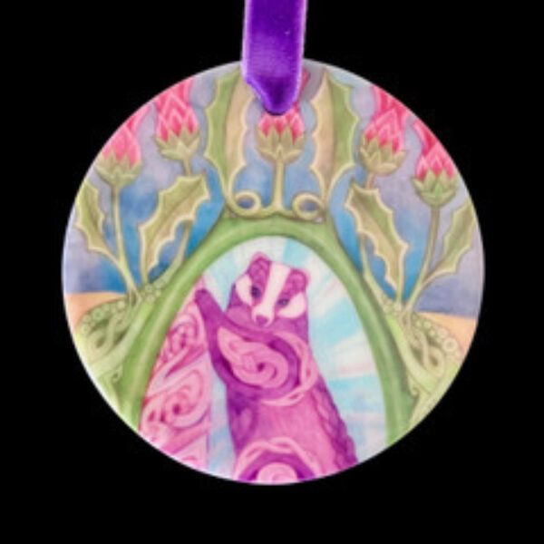 Celtic Badger Hanger