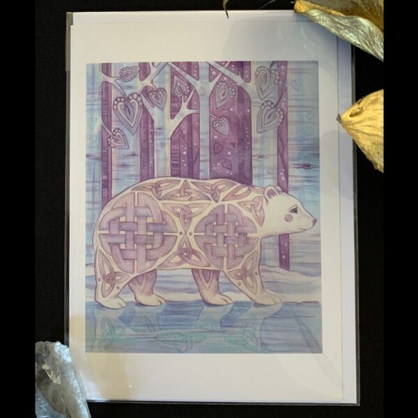 Celtic Bear Card