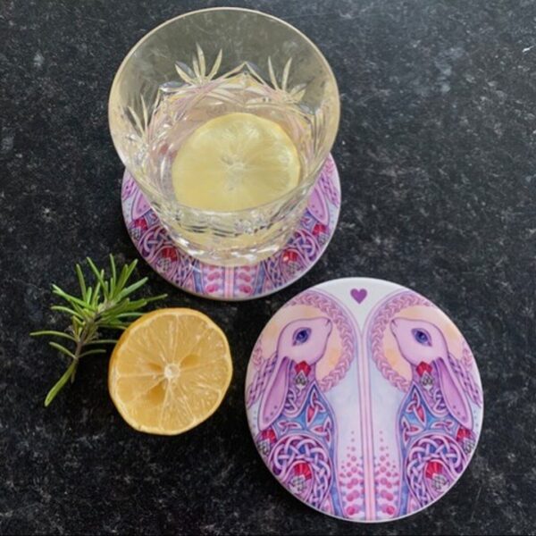 Celtic Hare Coaster