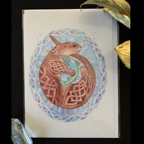 Celtic Otter Card