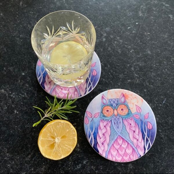 Celtic Owl Coaster