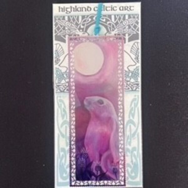 Moon Gazing Hare Bookmark