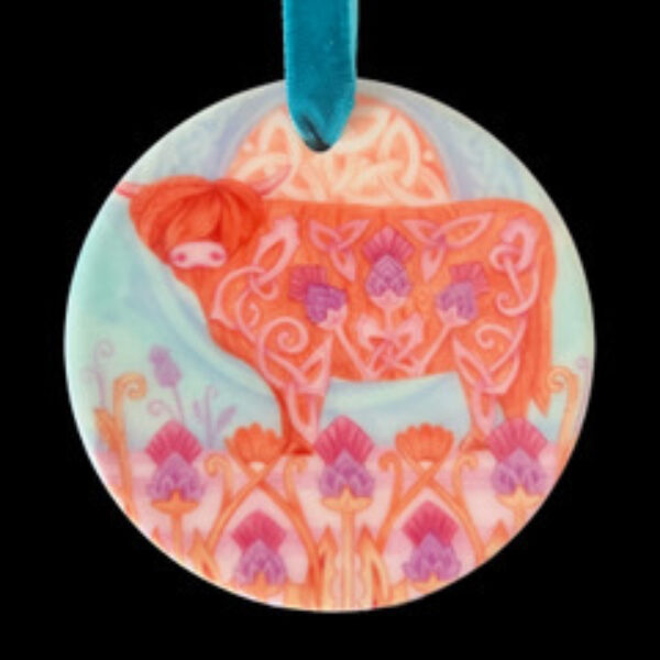 Celtic Highland Cow Hanger