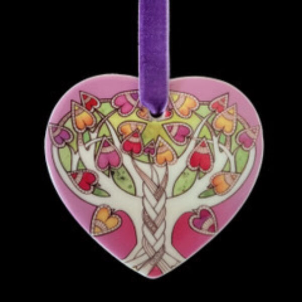 Celtic Love Tree Heart Hanger