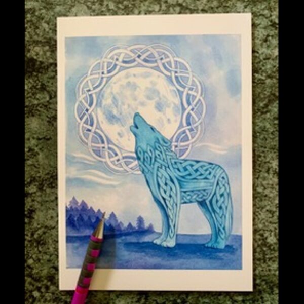 Celtic Wolf A5 Sketchbook