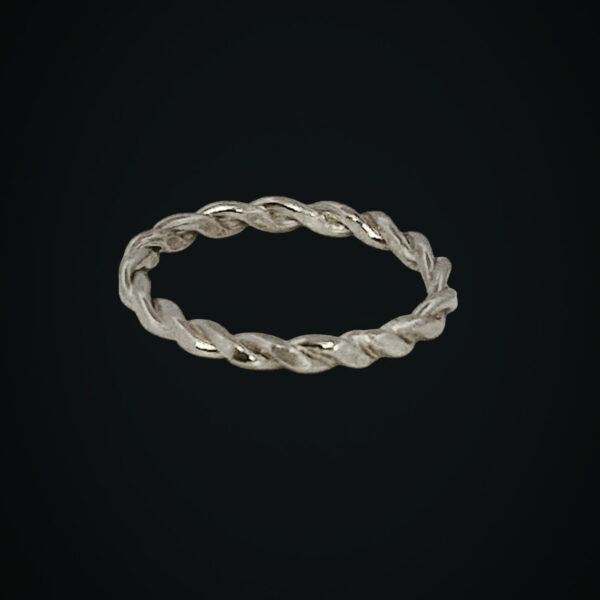 Let's Twist Silver Ring - 0