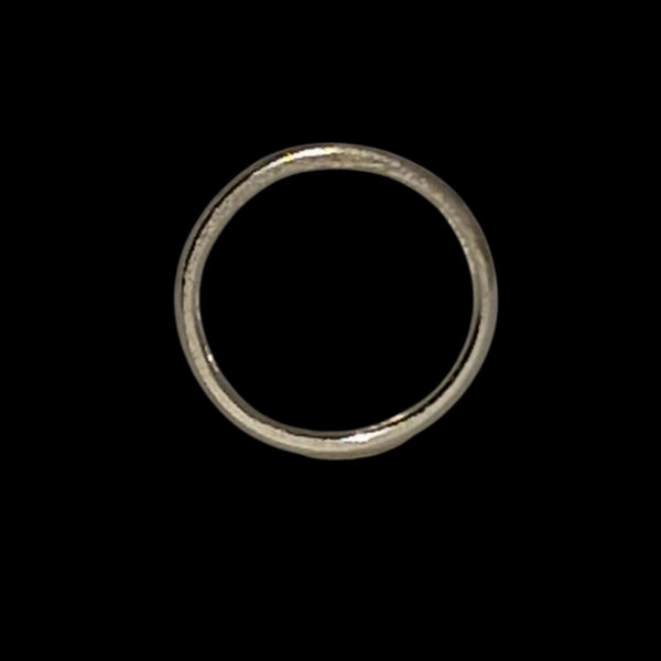 Plain Sterling Silver Band - N