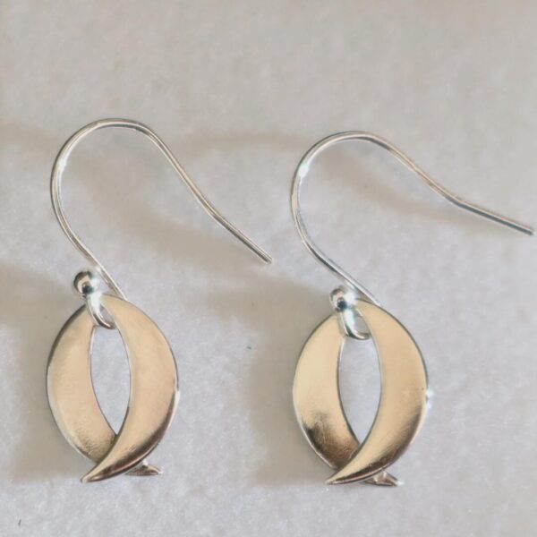 Crossed Crescents Earrings