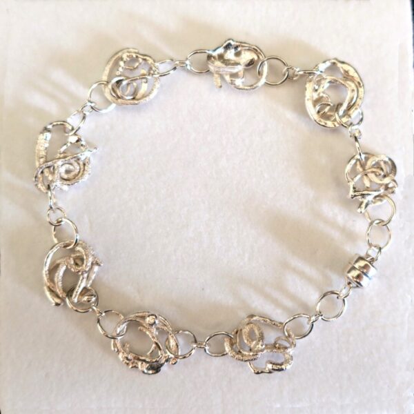 Organic Circles Silver Bracelet I