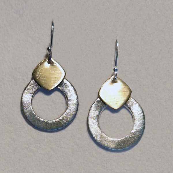 Squares and Rings Earrings
