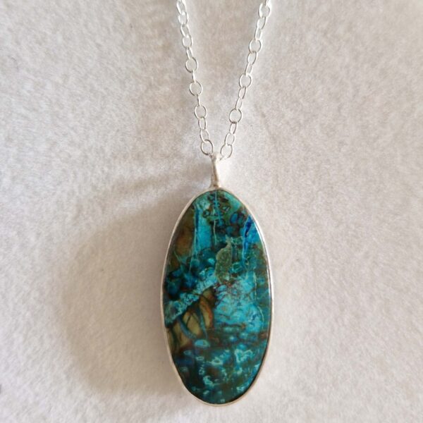 Turquoise Tear Pendant